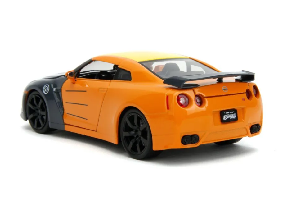 Naruto: Shippuden - Naruto & 2009 Nissan GT-R (R35) 1/24th Scale Die-Cast Vehicle Replica