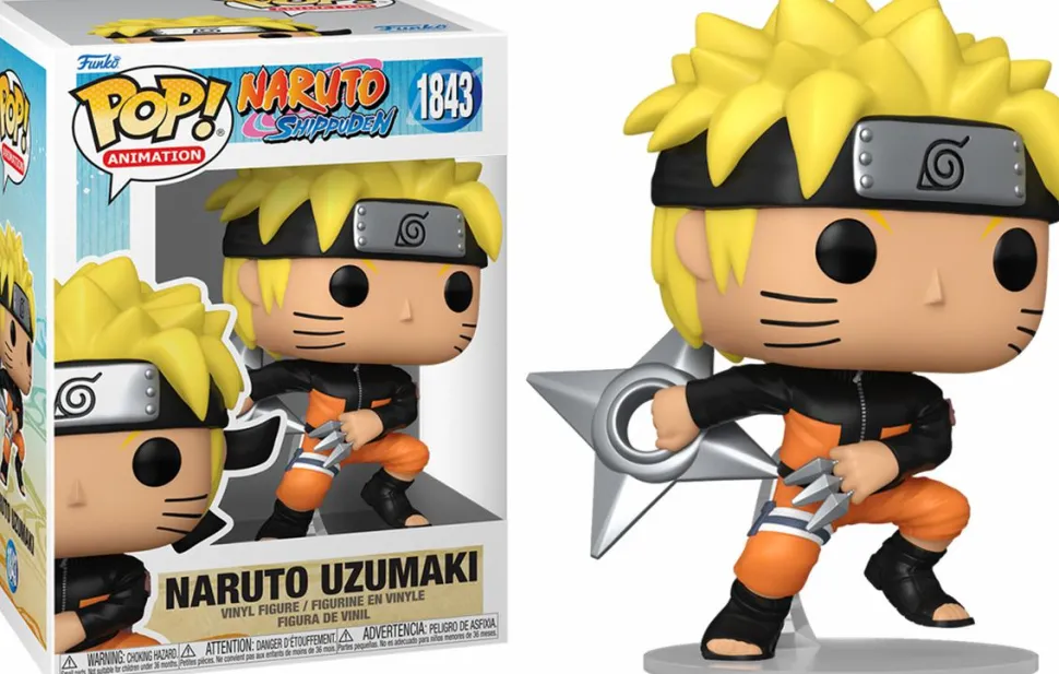 Naruto: Shippuden - Naruto Uzumaki with Kunai & Shuriken Pop! Vinyl Figure