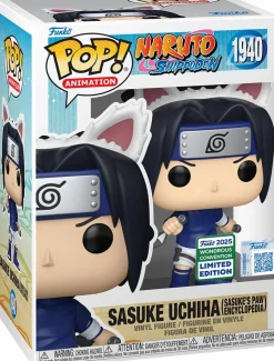 Naruto: Shippuden - Sasuke Uchiha (Sasuke's Paw Encyclopedia) Pop! Vinyl Figure (2025 Wondrous Convention Exclusive) (Popcultcha Exclusive)
