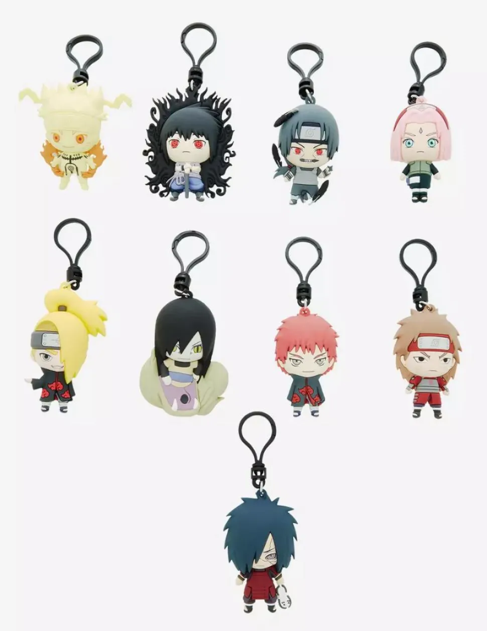 Naruto: Shippuden - Series 06 3D Figural Foam Bag Clip Blind Bag (Single Unit)
