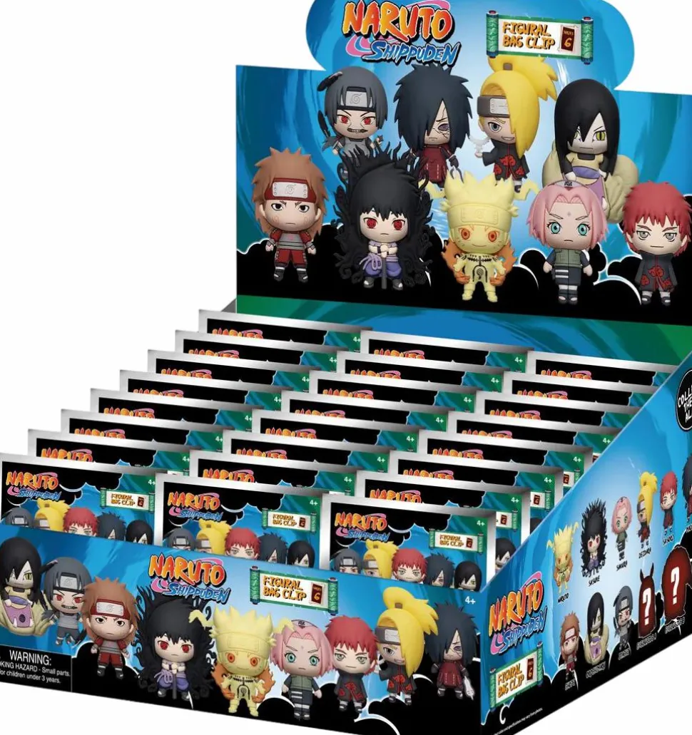 Naruto: Shippuden - Series 06 3D Figural Foam Bag Clip Blind Bag (Display of 24)