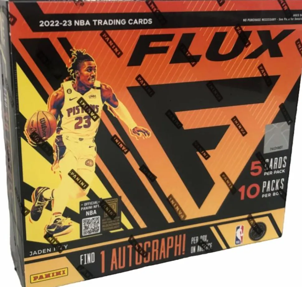 NBA Basketball - 2022/23 Panini Flux Basketball Trading Cards Box (Display of 10)