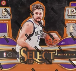 NBA Basketball - 2023/24 Panini Select Basketball International Trading Cards Hobby Box (Display of 12)
