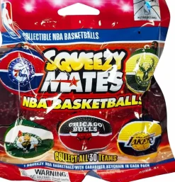 NBA Basketball - 2024 SqueezyMates NBA Team Basketballs Slo-Foam Blind Bag (Single Unit)