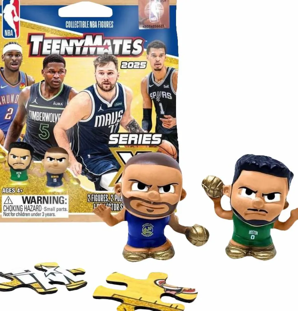 NBA Basketball - 2025 TeenyMates Series X Collectible NBA Figures Blind Bag (Single Unit)