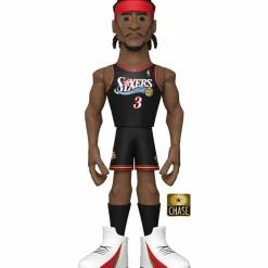 NBA Basketball - Allen Iverson Philadelphia 76ers 12” Gold Premium Vinyl Figure