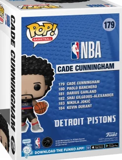 NBA Basketball - Cade Cunningham (Detroit Pistons) Pop! Vinyl Figure