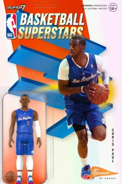 NBA Basketball - Chris Paul Los Angeles Clippers Supersports ReAction 3.75” Action Figure