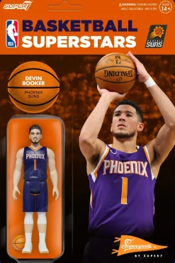 NBA Basketball - Devin Booker Phoenix Suns Supersports ReAction 3.75” Action Figure