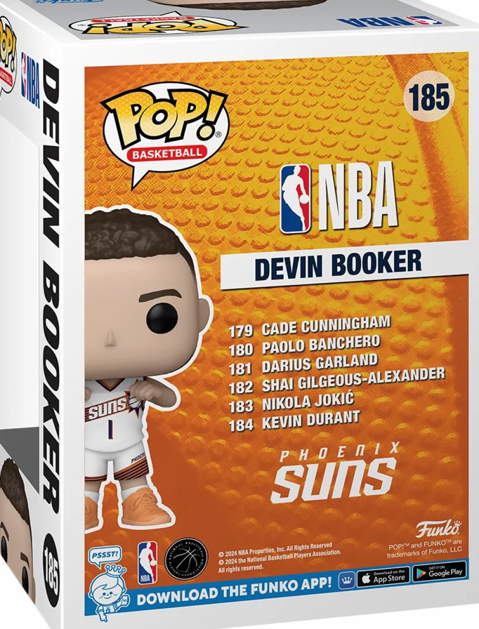 NBA: Basketball - Devin Booker Phoenix Suns Pop! Vinyl Figure