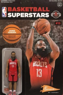 NBA Basketball - James Harden Houston Rockets Supersports ReAction 3.75” Action Figure