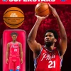 NBA Basketball - Joel Embiid Philadelphia 76ers Red Statement Supersports ReAction 3.75” Action Figure