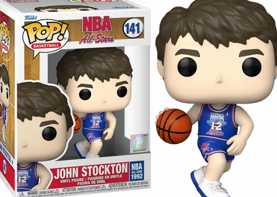 NBA Basketball - John Stockton 1992 All-Star Jersey Pop! Vinyl Figure