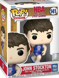 NBA Basketball - John Stockton 1992 All-Star Jersey Pop! Vinyl Figure