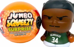 NBA Basketball - Jumbo SqueezyMates Surprise Series 4 Blind Box Capsule Slo-Foam Figure (Display of 18)