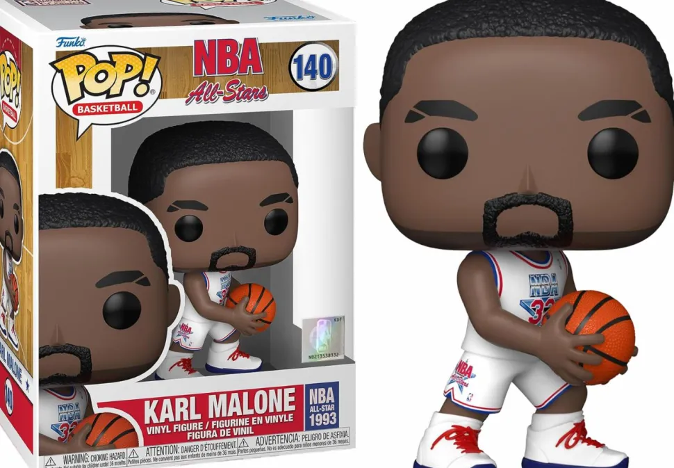 NBA Basketball - Karl Malone 1993 All-Star Jersey Pop! Vinyl Figure