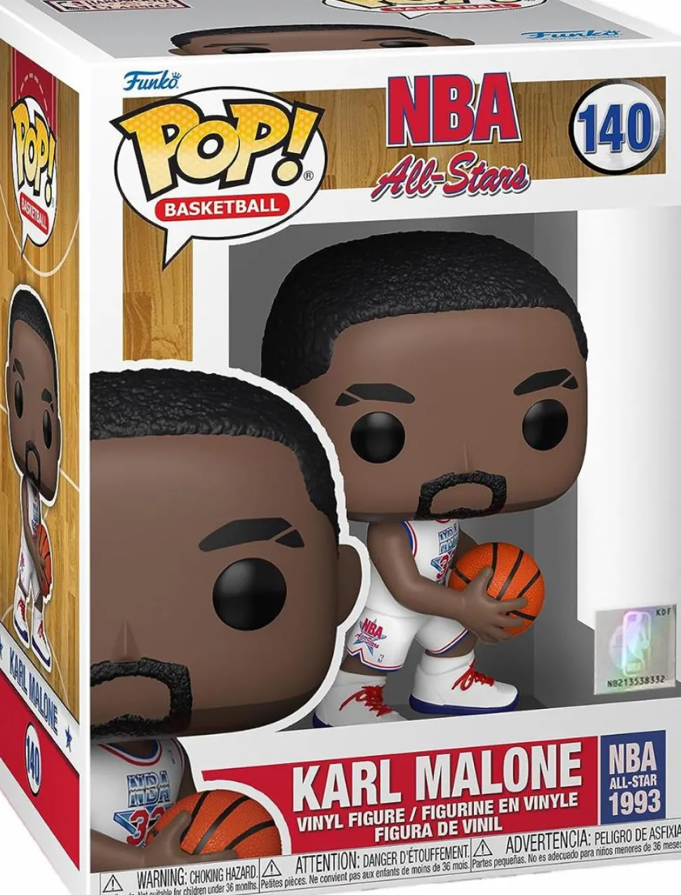 NBA Basketball - Karl Malone 1993 All-Star Jersey Pop! Vinyl Figure