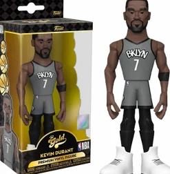 NBA Basketball - Kevin Durant Brooklyn Nets 2021 Championship Edition Jersey 5" Gold Premium Vinyl Figure