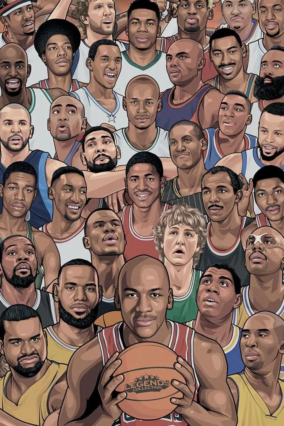 NBA Basketball - Legends: Basketball's Greatest Poster (1227)