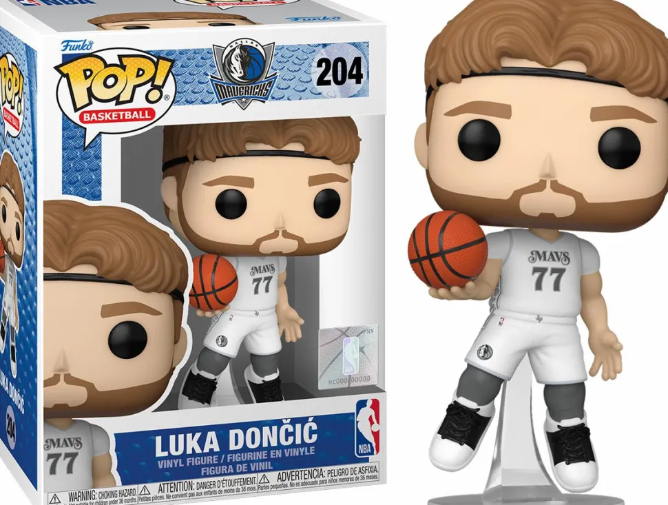 NBA Basketball - Luka Doncic Dallas Mavericks 2024 City Edition Pop! Vinyl Figure