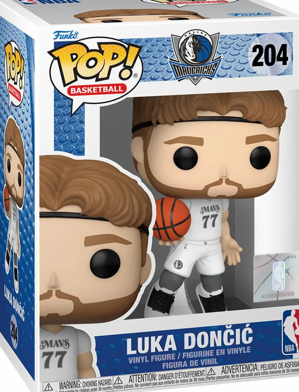 NBA Basketball - Luka Doncic Dallas Mavericks 2024 City Edition Pop! Vinyl Figure