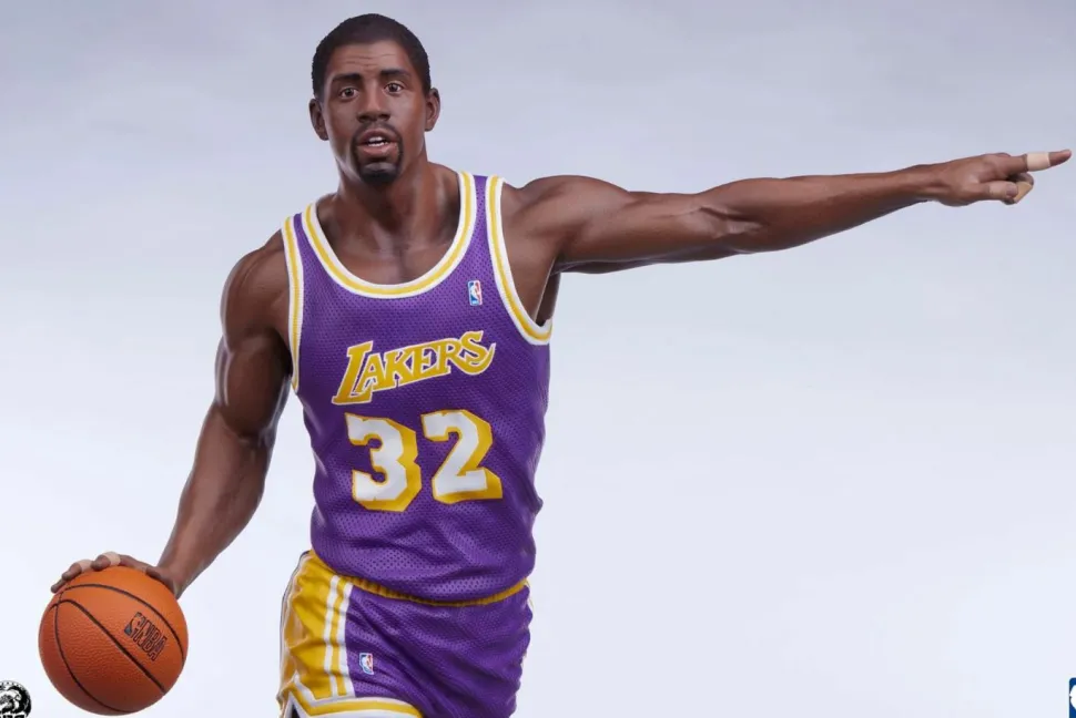 NBA Basketball - Magic Johnson Los Angeles Lakers 1/4 Scale Statue