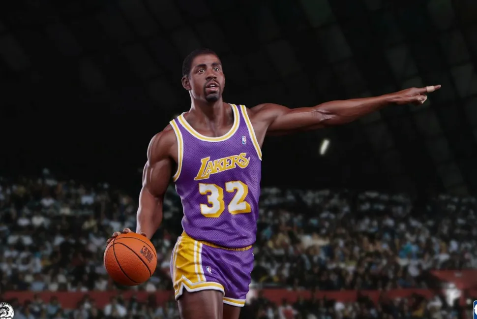 NBA Basketball - Magic Johnson Los Angeles Lakers 1/4 Scale Statue