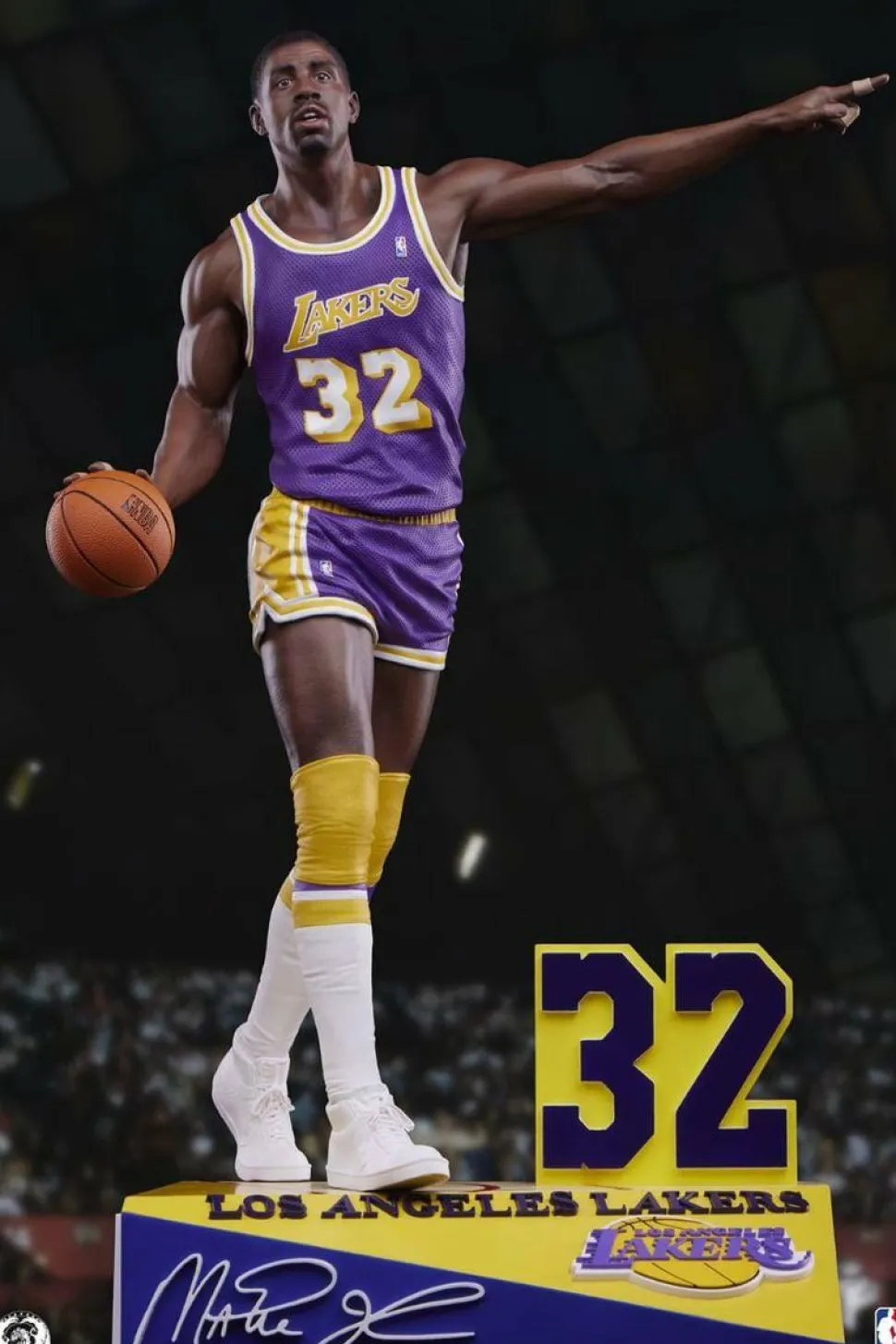 NBA Basketball - Magic Johnson Los Angeles Lakers 1/4 Scale Statue
