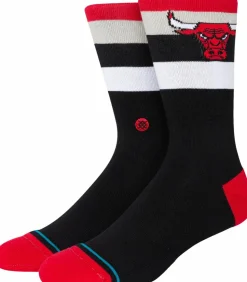 NBA Basketball - NBA Basketball x Stance Chicago Bulls Crew Socks (One Size)