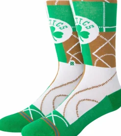 NBA Basketball - NBA Basketball x Stance Boston Celtics Zone Crew Socks (One Size)