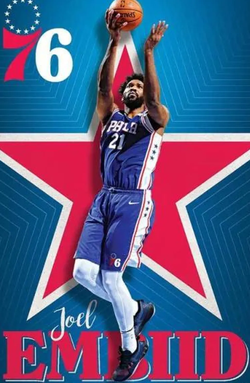 NBA Basketball - Philadelphia 76ers Joel Embiid (027)