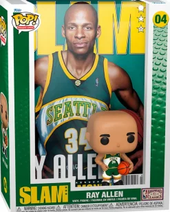 NBA Basketball - Ray Allen SLAM Pop! Magazine Cover Vinyl Figure