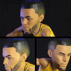 NBA Basketball - Stephen Curry Golden State Warriors (Yellow Jersey) smAll-Stars 12" Vinyl Figure