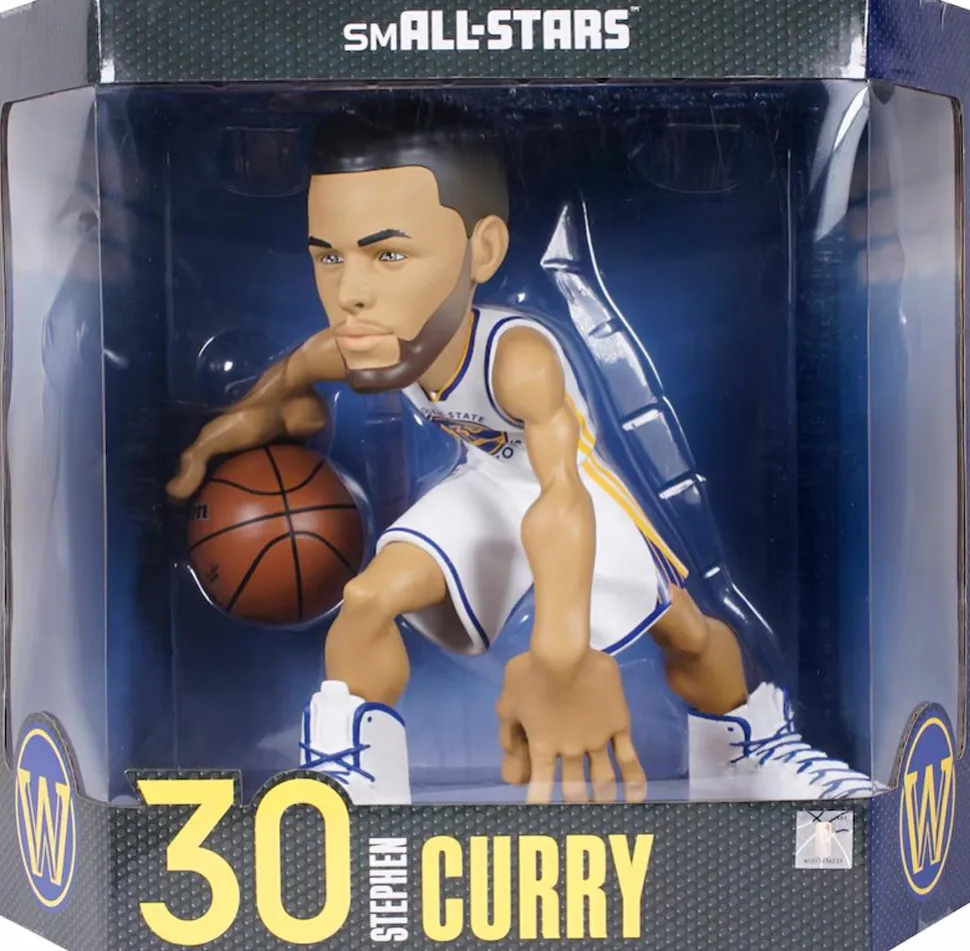 NBA Basketball - Stephen Curry Golden State Warriors (White Jersey) smAll-Stars 12" Vinyl Figure