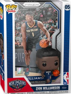NBA Basketball - Zion Williamson Pop! Trading Cards Vinyl Figure with Protector Case