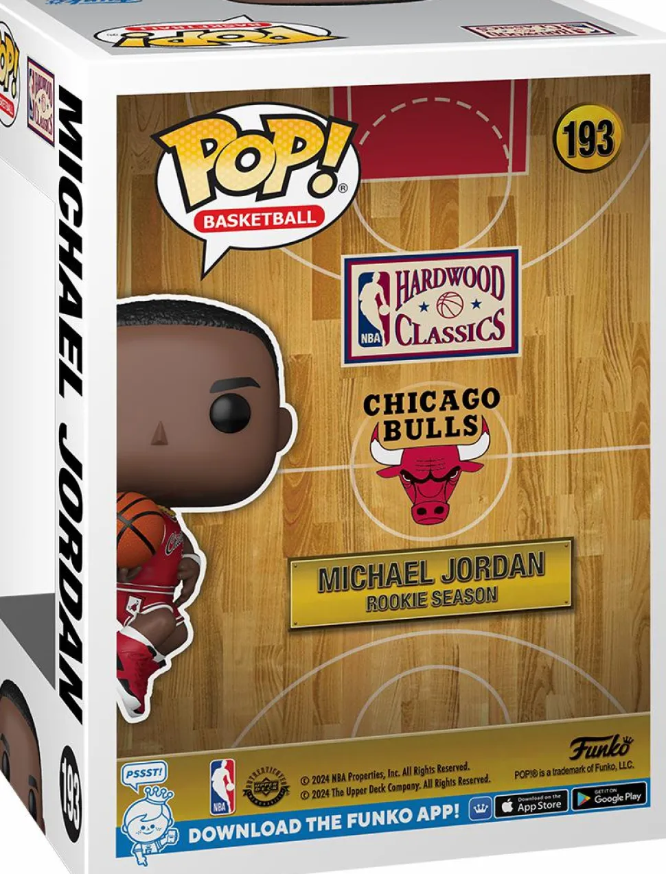 NBA Basketball: Rookie Season - Michael Jordan Chicago Bulls Pop! Vinyl Figure