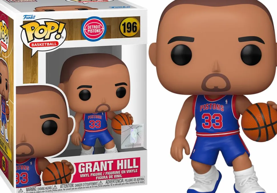 NBA Basketball: Rookie Season - Grant Hill Detroit Pistons Pop! Vinyl Figure