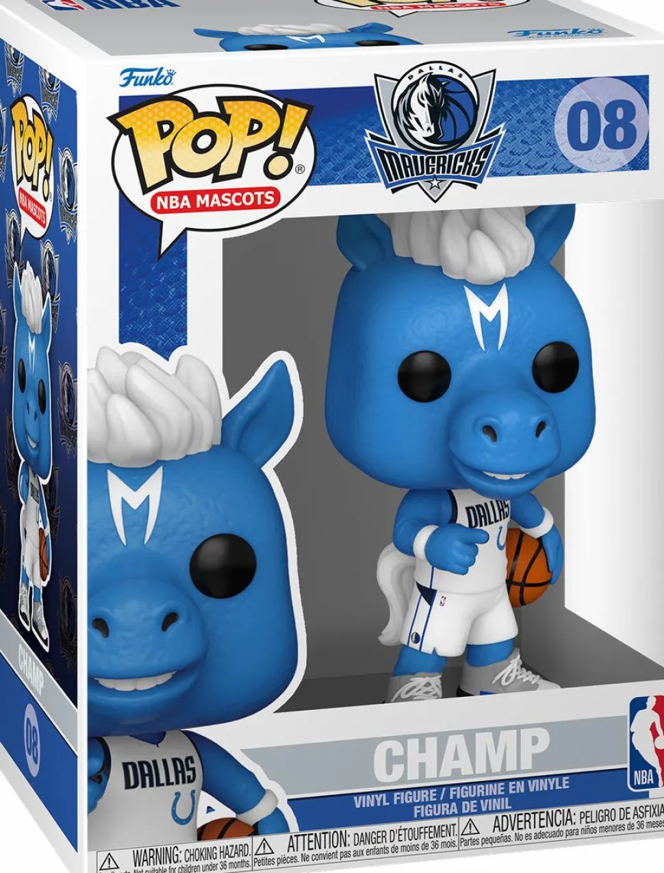 NBA: Mascots - Champ (Dallas Mavericks) Pop! Vinyl Figure