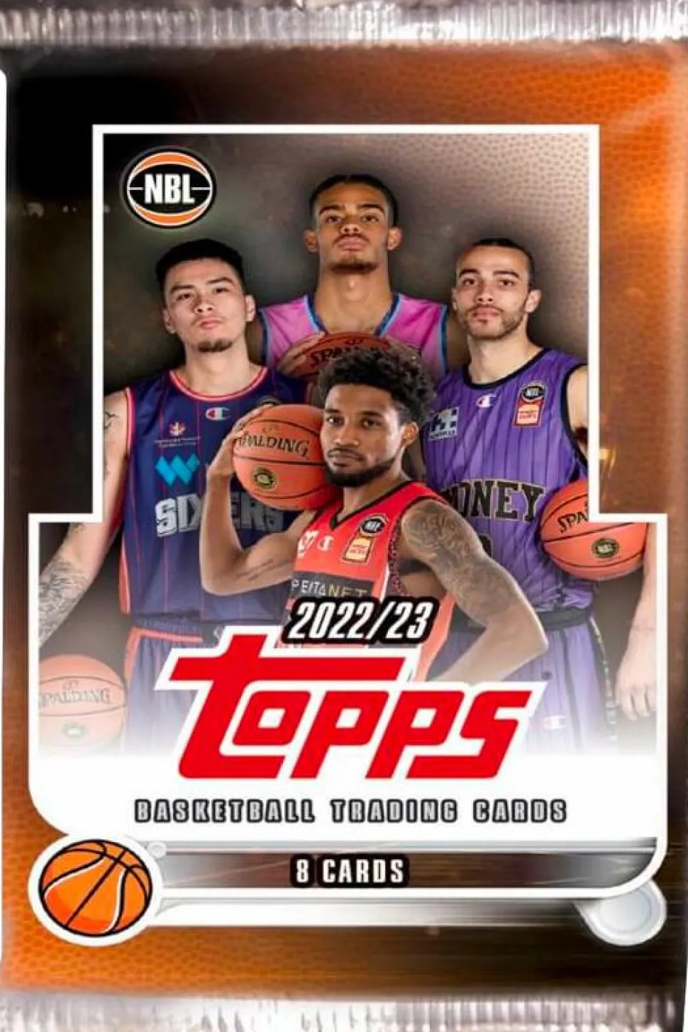 NBL Basketball - 2022/23 Topps Basketball Trading Cards Hobby Pack (8 Cards)