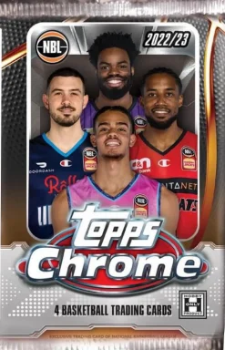 NBL Basketball - 2022/23 Topps Chrome Basketball Trading Cards Hobby Box (Display of 20)