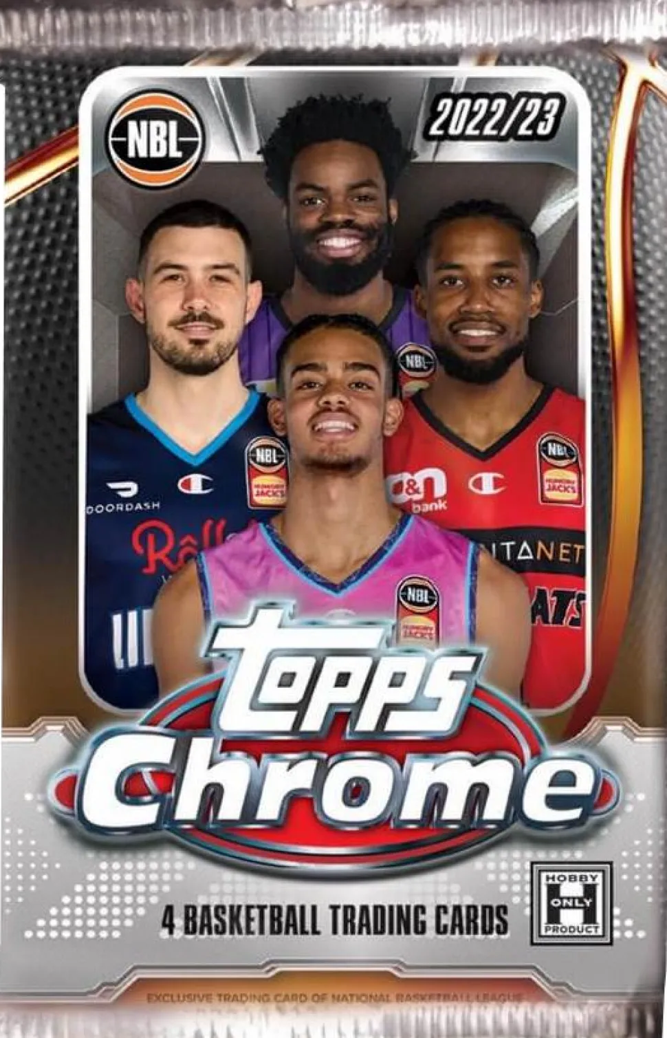 NBL Basketball - 2022/23 Topps Chrome Basketball Trading Cards Hobby Box (Display of 20)