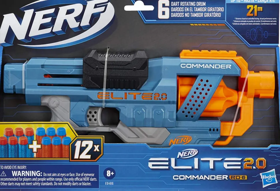 Nerf - Elite 2.0 Commander RC-6 Dart Blaster