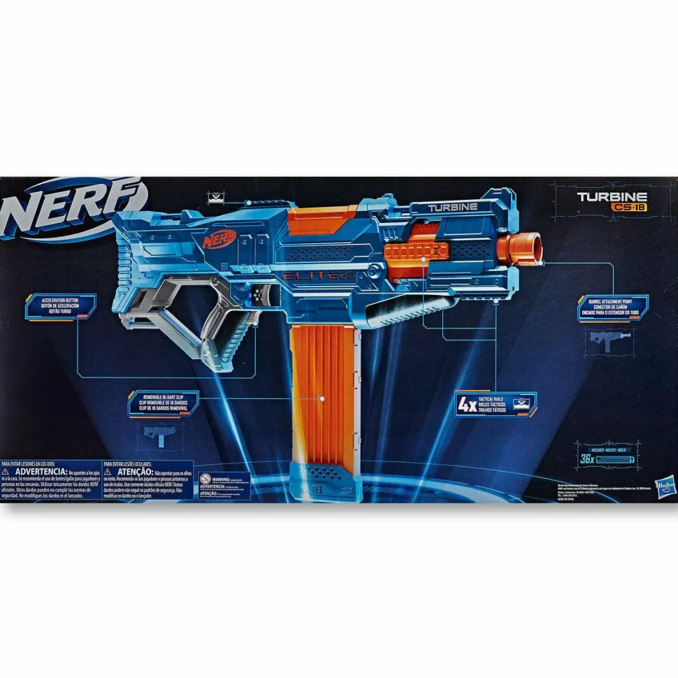 Nerf - Elite 2.0 Turbine CS-18 Dart Blaster