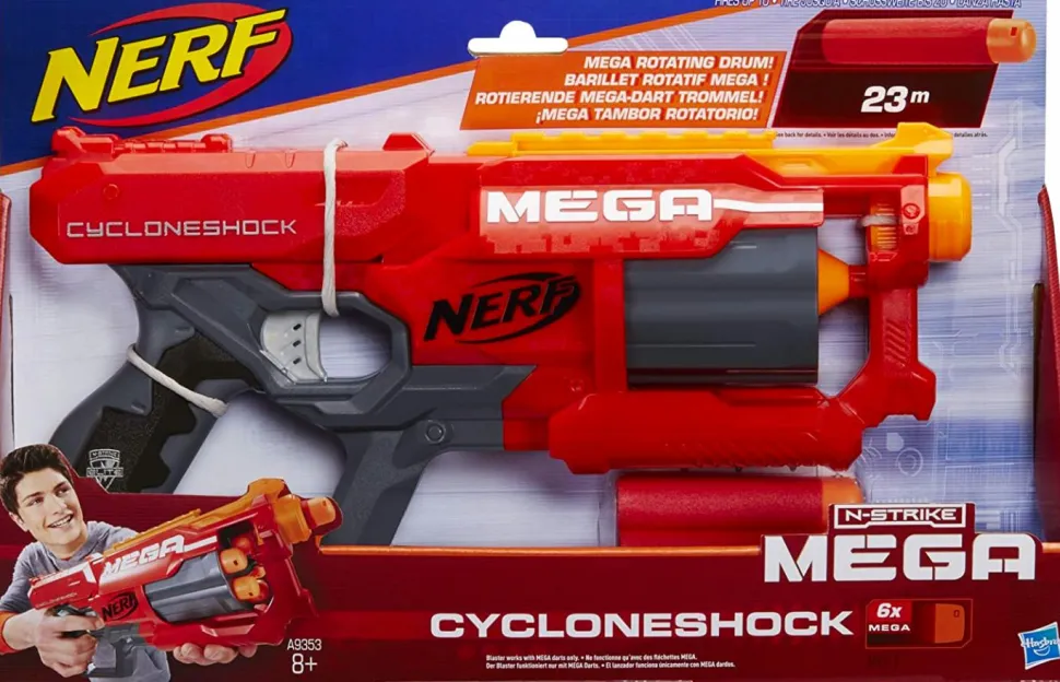 Nerf - N-Strike Cycloneshock Mega Dart Blaster