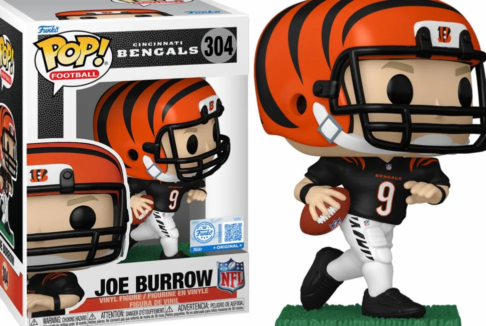 NFL: Bengals - Joe Burrow (Black Jersey) Pop! Vinyl Figure