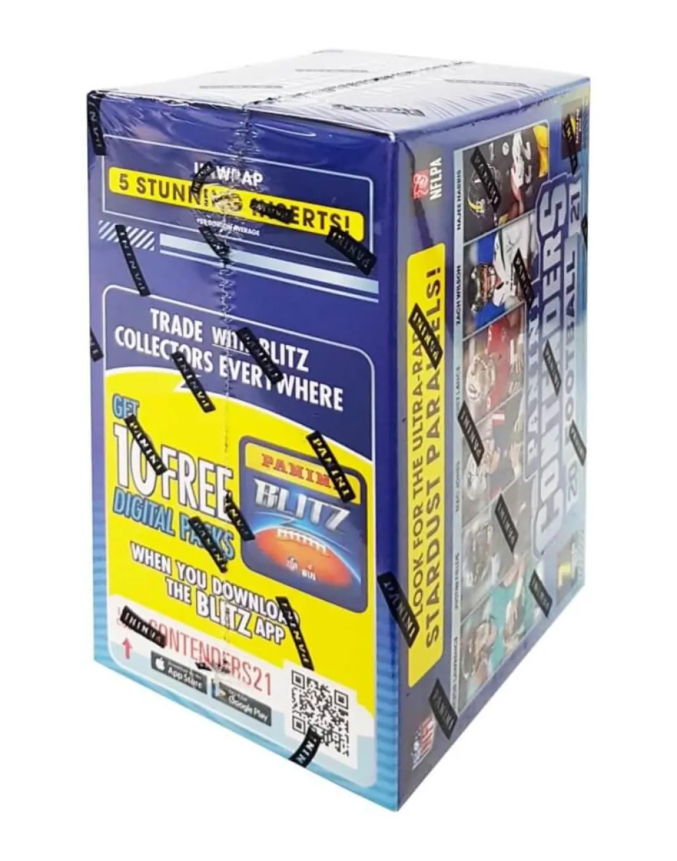 NFL Football - 2020/21 Panini Contenders Football Trading Cards Hobby Blaster Box (6 Packs / 42 Cards)