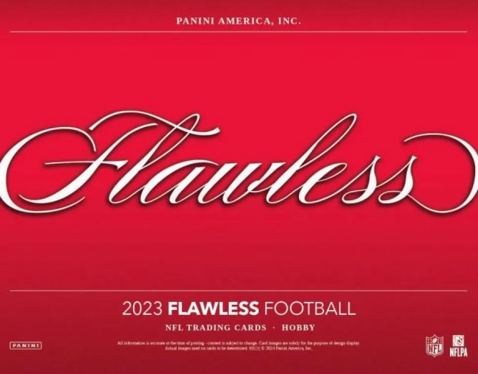NFL Football - 2023 Panini Flawless Football Trading Cards Hobby Box (Display of 1)