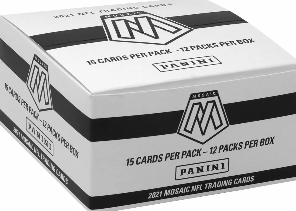 NFL Football - 2021 Panini Mosaic Trading Cards Retail Fat Pack Box (Display of 12)