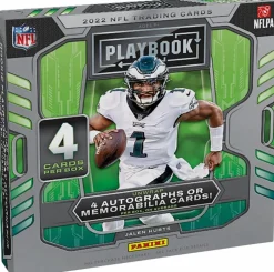 NFL Football - 2022 Panini Playbook Football Hobby Trading Cards Box (Display of 1 Pack)