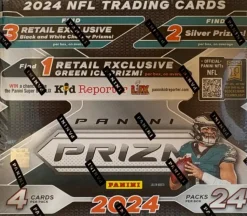 NFL Football - 2024 Panini Prizm Football Trading Cards Retail Box (Display of 24)
